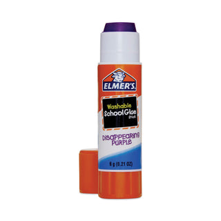 Elmer's® Disappearing Purple School Glue Stick, 0.21 oz, Dries Clear, 12/Pack (EPIE1559)