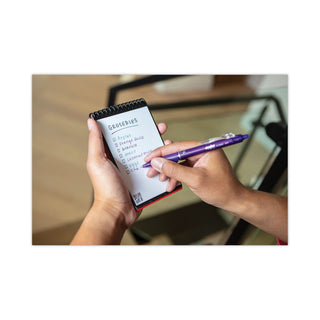 Rocketbook Mini Notepad, Dotted Rule, 24 White 3.5 x 5.5 Sheets, Black Cover (RKBEVRMR)