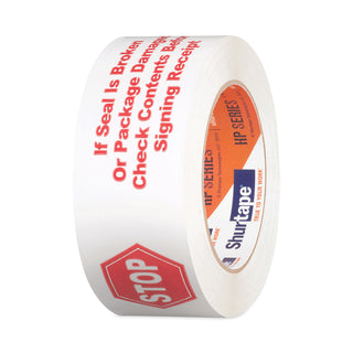 Shurtape® HP 240 Packing Tape, 1.88" x 109.36 yds, White with Red Print, 36/Carton (SHU124152)