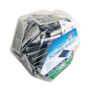 Dust-Off® Touch Screen Wipes, 5 x 6, 200 Individual Foil Packets (FALDMHJ)