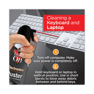 Dust-Off® Disposable Compressed Air Duster, 17 oz Cans, 2/Pack (FALDPSJMB2)