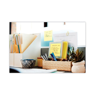 Post-it® Original Pads in Canary Yellow, Note Ruled, 4" x 4", 300 Sheets/Pad (MMM675YL)