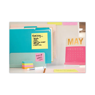 Post-it® Original Pads in Canary Yellow, Note Ruled, 4" x 4", 300 Sheets/Pad (MMM675YL)