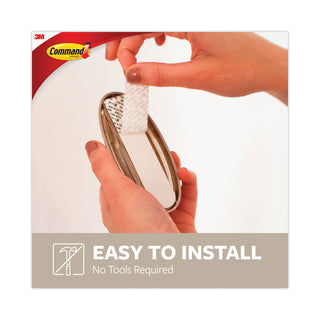 Command™ Decorative Hooks, Traditional, Large, 1 Hook and 2 Strips/Pack (MMM17053BN)