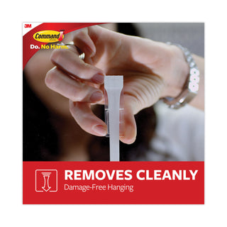 Command™ Designer Hooks, Plastic, White, 5 lb Cap, 16 Hooks and 24 Strips/Pack (MMM17083S16NA)
