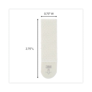Command™ Picture Hanging Strips, Value Pack, Medium, Removable, Holds Up to 12 lbs, 0.75 x 2.75, White, 132 Pairs/Pack (MMM17201S132NA)