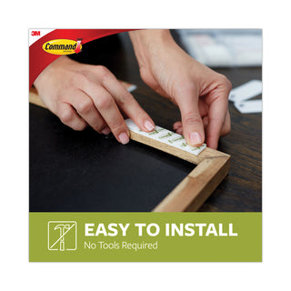 Command™ Picture Hanging Strips, Value Pack, Medium, Removable, Holds Up to 12 lbs, 0.75 x 2.75, White, 132 Pairs/Pack (MMM17201S132NA)