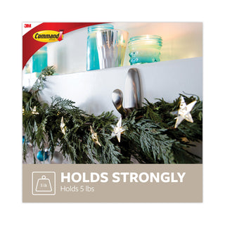 Command™ Adhesive Mount Metal Hook, Large, Brushed Nickel Finish, 2 Hooks and 4 Strips/Pack (MMMFC13BN2ES)