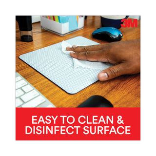 3M™ Precise Mouse Pad with Nonskid Back, 9 x 8, Bitmap Design (MMMMP114BSD1)