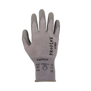 ergodyne® ProFlex 7024 ANSI A2 PU Coated CR Gloves, Gray, Medium, Pair (EGO10403)