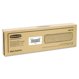 Rubbermaid® Commercial Microfiber Scrubber Pad, Vertical Polyprolene Stripes, 18", Yellow, 6/Carton (RCPQ810YEL)
