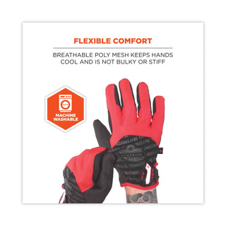 ergodyne® ProFlex 812CR6 ANSI A6 Utility and CR Gloves, Black, Small, Pair (EGO17922)