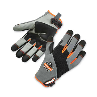 ergodyne® ProFlex 710 Heavy-Duty Mechanics Gloves, Gray, 2X-Large, Pair (EGO17046)