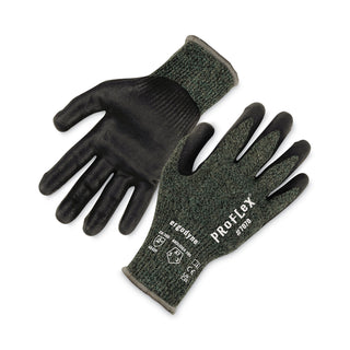 ergodyne® ProFlex 7070 ANSI A7 Nitrile Coated CR Gloves, Green, 2X-Large, 12 Pairs/Pack (EGO18036)