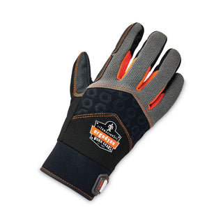 ergodyne® ProFlex 9001 Full-Finger Impact Gloves, Black, Medium, Pair (EGO17773)
