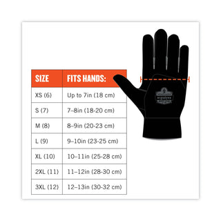 ergodyne® ProFlex 710 Heavy-Duty Mechanics Gloves, Gray, 2X-Large, Pair (EGO17046)