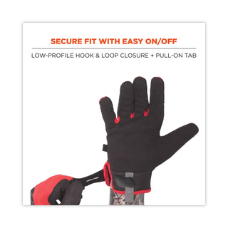 ergodyne® ProFlex 812CR6 ANSI A6 Utility and CR Gloves, Black, Small, Pair (EGO17922)