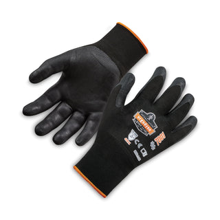 ergodyne® ProFlex 7001 Nitrile-Coated Gloves, Black, Large, 144 Pairs/Pack (EGO17854)