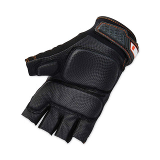 ergodyne® ProFlex 900 Half-Finger Impact Gloves, Black, 2X-Large, Pair (EGO17696)