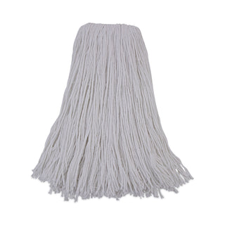 Boardwalk® Mop Head, Premium Standard Head, Rayon Fiber, 32oz, White, 12/Carton (BWK232R)