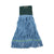 Boardwalk® Mop Head, Premium Standard Head, Cotton/Rayon Fiber, Medium, Blue, 12/Carton (UNS402BL)