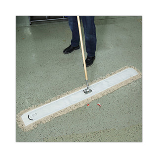 Boardwalk® Industrial Dust Mop Head, Hygrade Cotton, 60w x 5d, White (UNS1360)