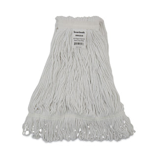 Boardwalk® Pro Loop Web/Tailband Wet Mop Head, Rayon, #24 Size, White, 12/Carton (UNS4024RCT)