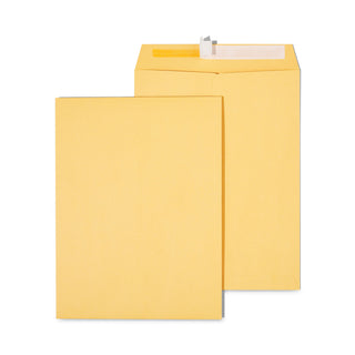 Universal® Peel Seal Strip Catalog Envelope, #10 1/2, Square Flap, Self-Adhesive Closure, 9 x 12, Natural Kraft, 100/Box (UNV40102)