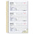 Rediform® Gold Standard Money Receipt Book, Two-Part Carbonless, 5 x 2.75, 3 Forms/Sheet, 225 Forms Total (RED8L829)