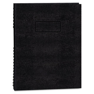 Blueline® EcoLogix NotePro Executive Notebook, 1-Subject, Medium/College Rule, Black Cover, (100) 11 x 8.5 Sheets (REDA10200EBLK)