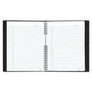Blueline® EcoLogix NotePro Executive Notebook, 1-Subject, Medium/College Rule, Black Cover, (100) 11 x 8.5 Sheets (REDA10200EBLK)