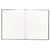 Blueline® Executive Notebook with Ribbon Bookmark, 1-Subject, Medium/College Rule, Black Cover, (75) 10.75 x 8.5 Sheets (REDA1081)