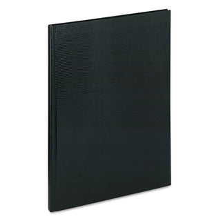 Blueline® Executive Notebook with Ribbon Bookmark, 1-Subject, Medium/College Rule, Black Cover, (75) 10.75 x 8.5 Sheets (REDA1081)
