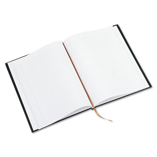 Blueline® Executive Notebook with Ribbon Bookmark, 1-Subject, Medium/College Rule, Black Cover, (75) 10.75 x 8.5 Sheets (REDA1081)