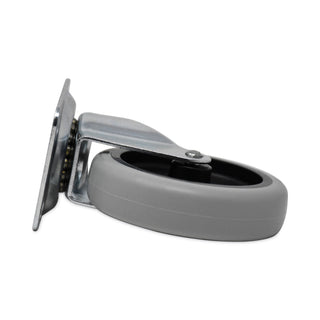 Rubbermaid® Commercial Replacement Non-Marking Plate Caster, 4", Black/Gray (SGSFG1011L20000)