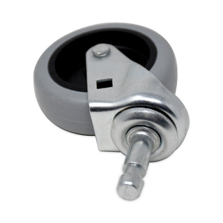 Rubbermaid® Commercial Mop Bucket/Wringer Replacement Caster, 3", Gray/Silver (SGSFG6111L3GRAY)