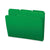 Smead™ Top Tab Poly Colored File Folders, 1/3-Cut Tabs, Letter Size, Green, 24/Box (SMD10502)