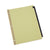 Universal® Deluxe Preprinted Simulated Leather Tab Dividers with Gold Printing, 25-Tab, A to Z, 11 x 8.5, Buff, 1 Set (UNV20821)