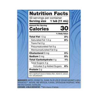 Coffee mate® Liquid Coffee Creamer, Pumpkin Spice, 0.375 oz Mini Cups, 50/Box, 4 Box/Carton (NES75520CT)
