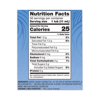 Coffee mate® Liquid Coffee Creamer, Peppermint Mocha, 0.375 oz Mini Cups, 50/Box, 4/Carton (NES76060CT)