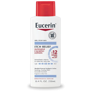 Eucerin® Itch Relief Intensive Calming Lotion Hand and Body Moisturizer 8.4 oz. Bottle Unscented Lotion (1231874_EA)