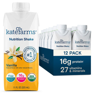 Kate Farms Nutrition Shake Oral Supplement Vanilla Flavor Liquid 11 oz. Carton (1170426_EA)
