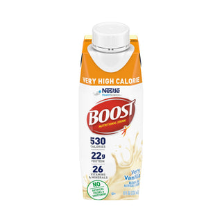 Boost® Very High Calorie Oral Supplement Very Vanilla Flavor Liquid 8 oz. Reclosable Carton (1178522_EA)