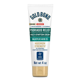 Gold Bond® Psoriasis Relief Medicated Multi-Symptom Psoriasis Cream 4 oz. Tube Unscented Cream (1230686_EA)