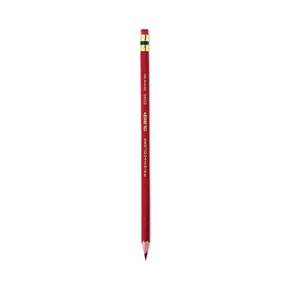 Prismacolor® Col-Erase Pencil with Eraser, 0.7 mm, 2B (#1), Carmine Red Lead, Carmine Red Barrel, Dozen (SAN20045)