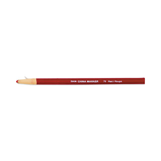 Dixon® China Marker, Red, Dozen (DIX00079)