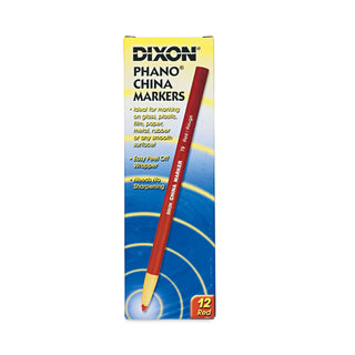 Dixon® China Marker, Red, Dozen (DIX00079)