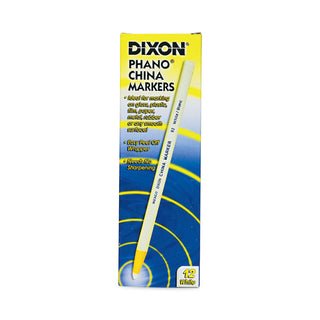 Dixon® Phano China Markers, White (DIX00092)
