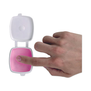 LEE Sortkwik Fingertip Moisteners, 1 oz, Pink (LEE10400)