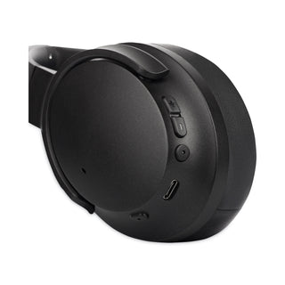 Morpheus 360® SYNERGY HD Wireless Noise Cancelling Headphones Bluetooth Headset with Microphone, 4 ft Cord, Black (MHSHP9550HD)
